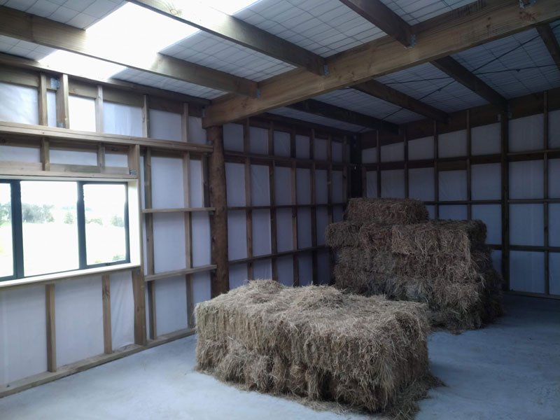 Feed storage hay shed horse equestrian