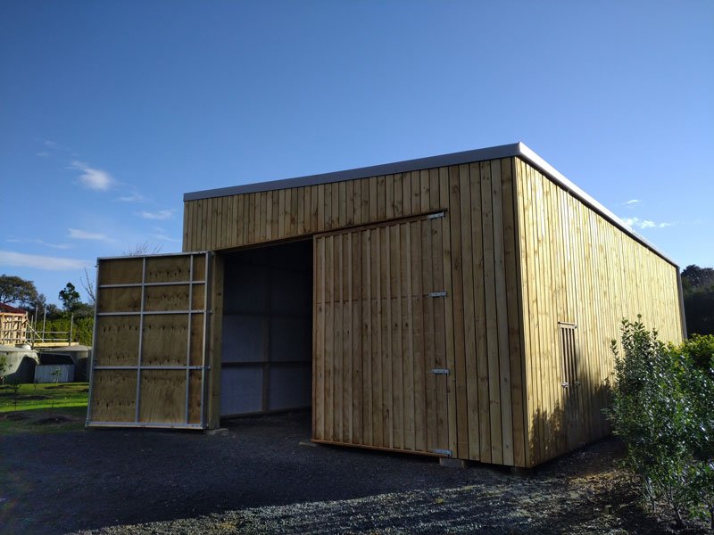Boat shed rural build practical storage